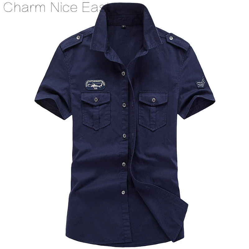 2018 летние шорты рукав рубашки Для мужчин Повседневное форма Горячая Распродажа
