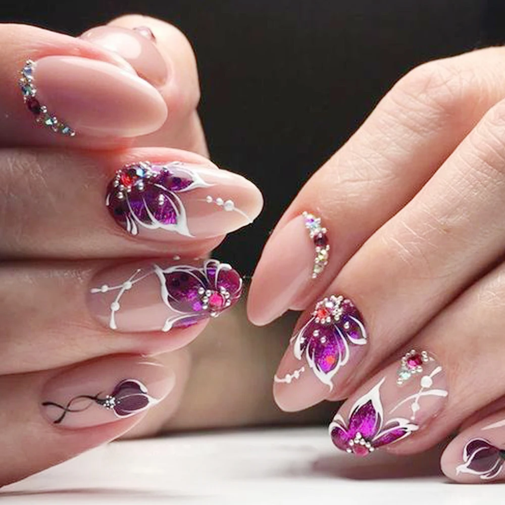 Мини икры из стали металлические микро бусины шпильки для ногтей золотистые