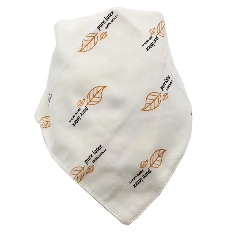 Cotton Bandana Bibs Baby Babador Feeding Smock Infant Burp Cloths Cartoon Saliva Towel Baby Eating Accessory Soft Baby Stuff