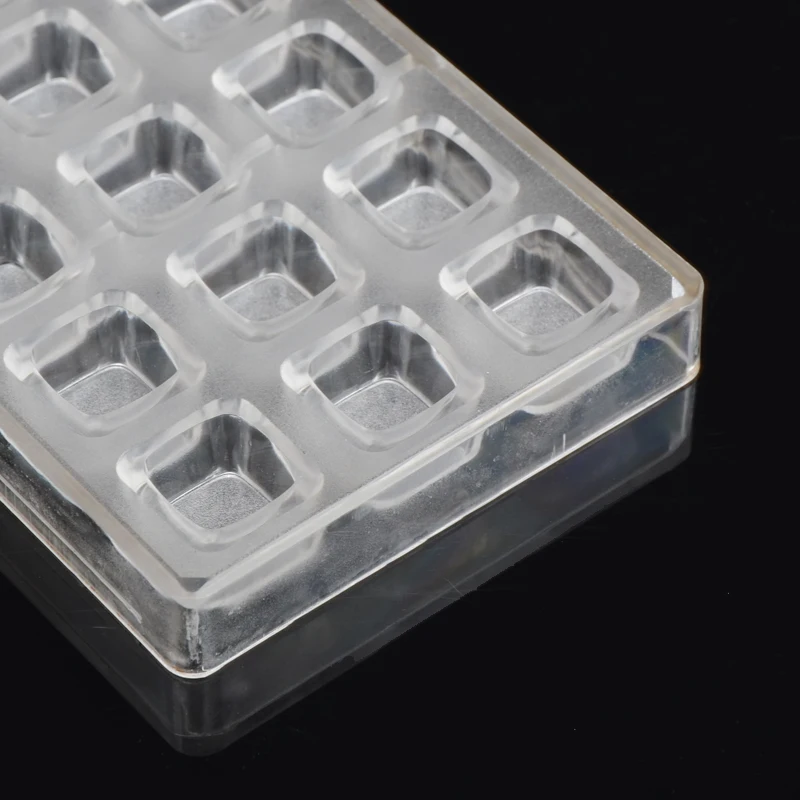 Квадратная форма из поликарбоната для моделирования шоколада ледяных конфет