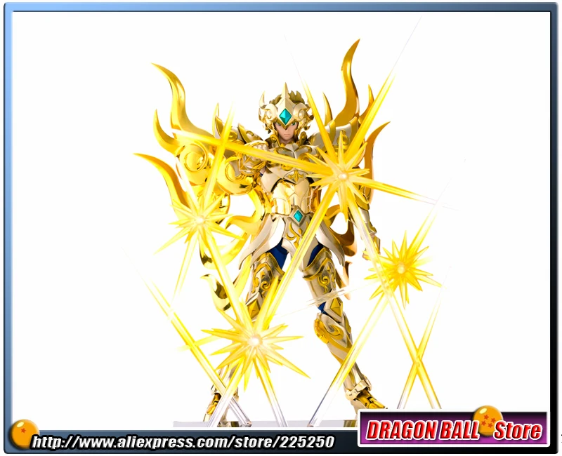 Японский аниме "Saint Seiya" Оригинальный BANDAI Tamashii Наций Saint Cloth Миф EX Soul of Gold