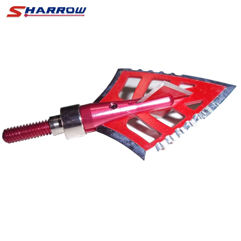 6 шт. 4 лезвия лезвие для стрельбы из лука нержавеющей стали стрелы 100гр/120гр