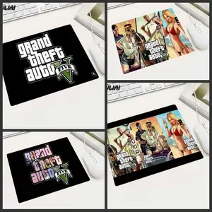 Коврик для мыши XGZ с принтом GTA, с анимированным киноплеером, коврик для украшения автомобильного рабочего стола, коврик для планшета, компьютера, ноутбука, ПК, коврики