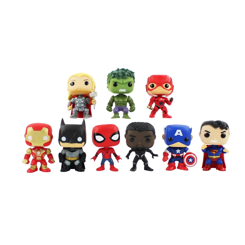 Экшн-фигурки героев фильма Marvel супергерои Тор Железный человек Халк Капитан