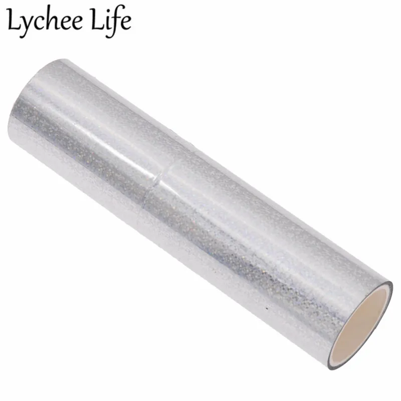 Lychee Life DIY горячее тиснение фольга бумага 5 м алюминиевая Лазерная Фольга