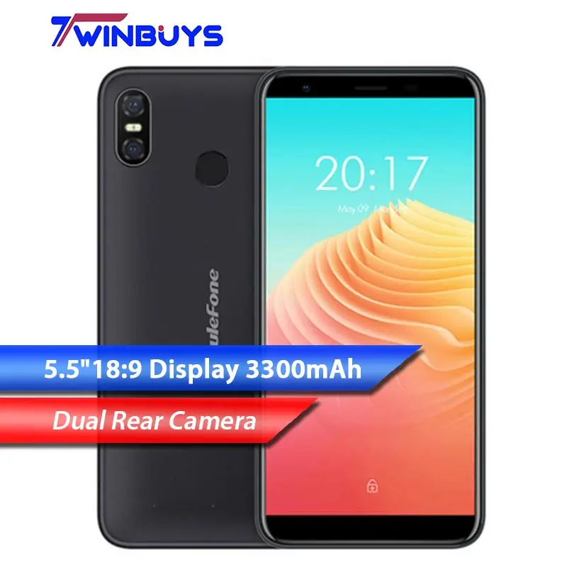 2018 ULEFONE S9 Pro MTK6739 5 &quotдюймовый 18:9 полный экран четырехъядерный 3300mAh 2G + 16G хранение