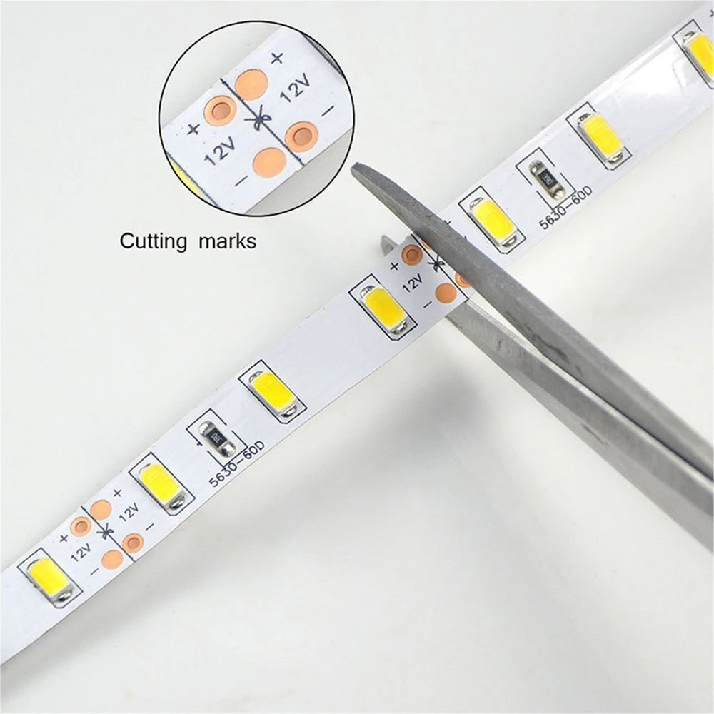 Светодиодная лента DIY 5 м 5630SMD 300 светодиодная для украшения DC 12V Lichten используемая