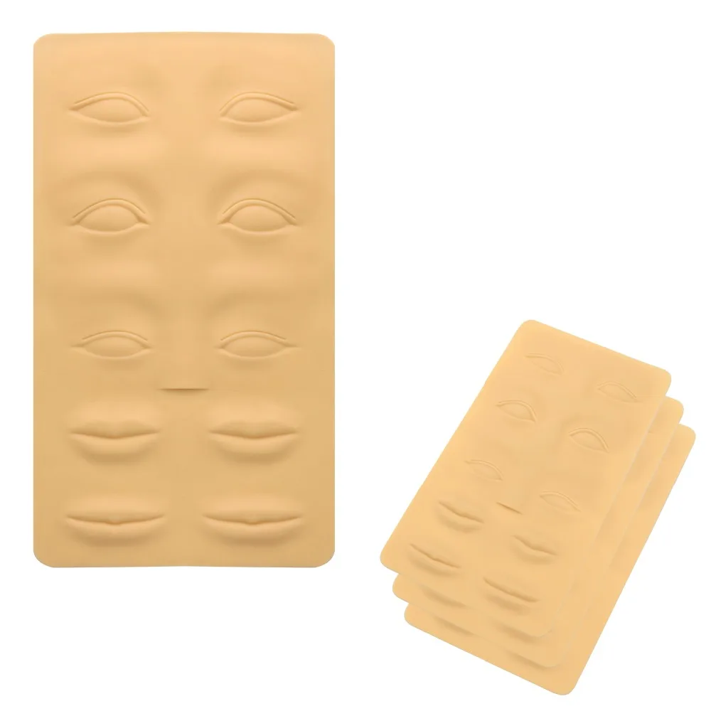 

Silicone Tattoo Practice Skin For Permanent Makeup Eyeliner,Lips Training Without Tattoo Ink