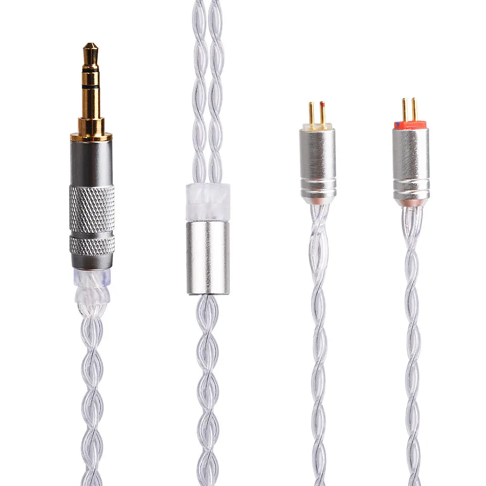 4 ядра кабель MMCX для Shure SE215 SE535 SE846 2 pin ZS10 ZST ZAR ES4 ZS6 наушники с украшением в виде