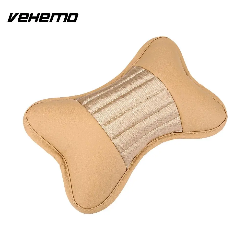 Автомобиль NeckPillow из искусственной кожи подголовник сиденья Отдых Подушка
