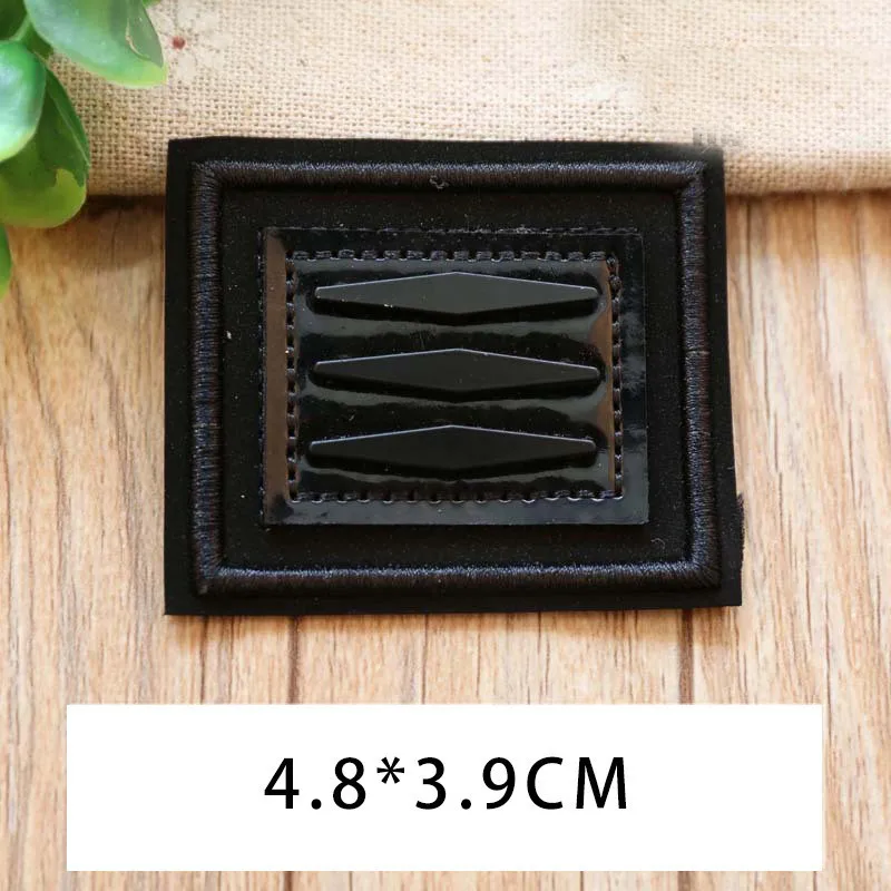 DIY черный белый Железный на коже 3D череп значок для одежды сумки джинсы вышивка пользовательские наклейки для одежды нашивки на одежду