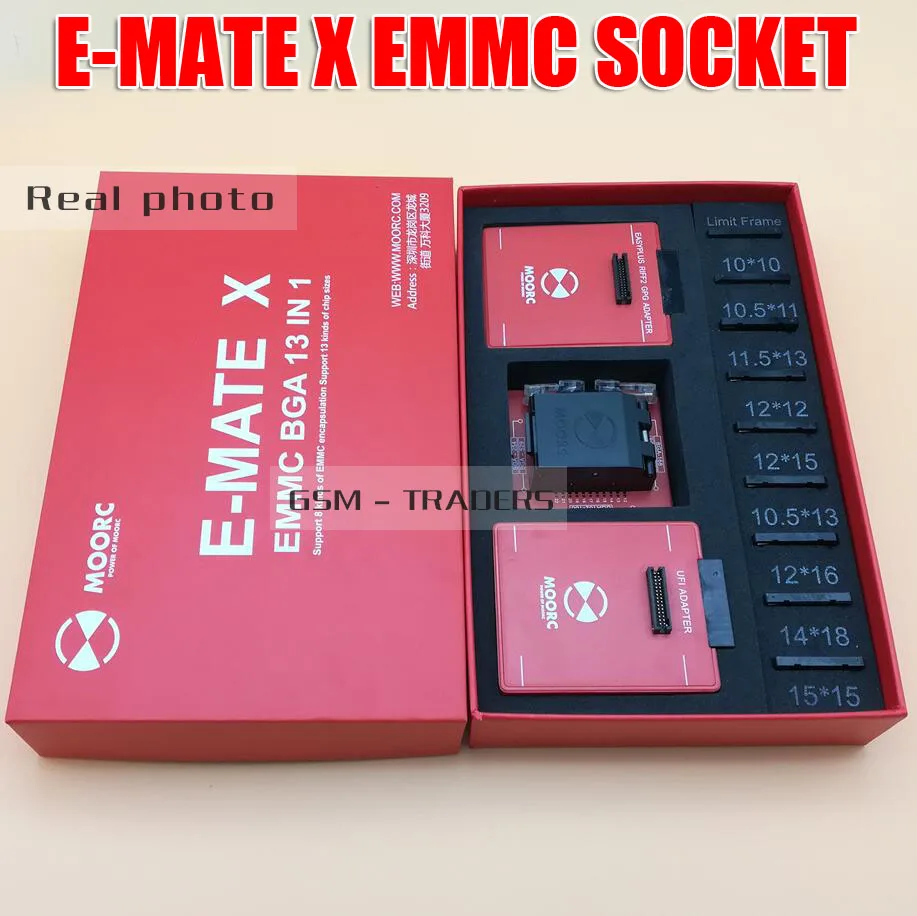 E-MATE X памяти на носителе EMMC Разъем E MATE PRO BOX памяти на носителе EMMC BGA 13 в 1 поддержка 100 136 168 153 169 162 186 221 529 254 легкий JTAG плюс коробка