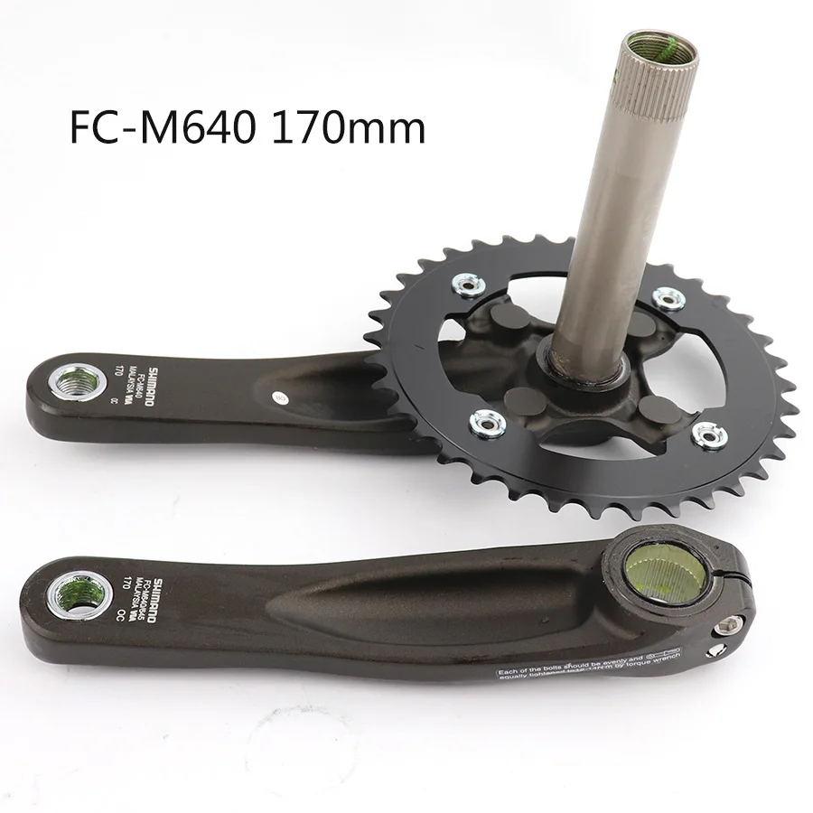 SHIMANO ZEE 10 скоростей шатуны FC-M640 FC M645 цепь колеса горного велосипеда MTB шатуны 165 мм/170 мм 36 т с BB запчасти для велосипеда
