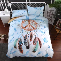 yi chu xin peace symbol dreamcatcher bedding sets queen size bohemia duvet cover set with pillowcase bedline home textile