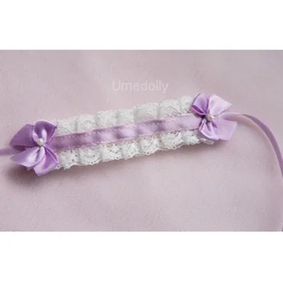 light purple headwea Новое поступление 1 комплект милое платье горничной для OB11 одежды, 1/12 BJD, Obitsu 11 Аксессуары для куклы - Цвет: light purple headwea