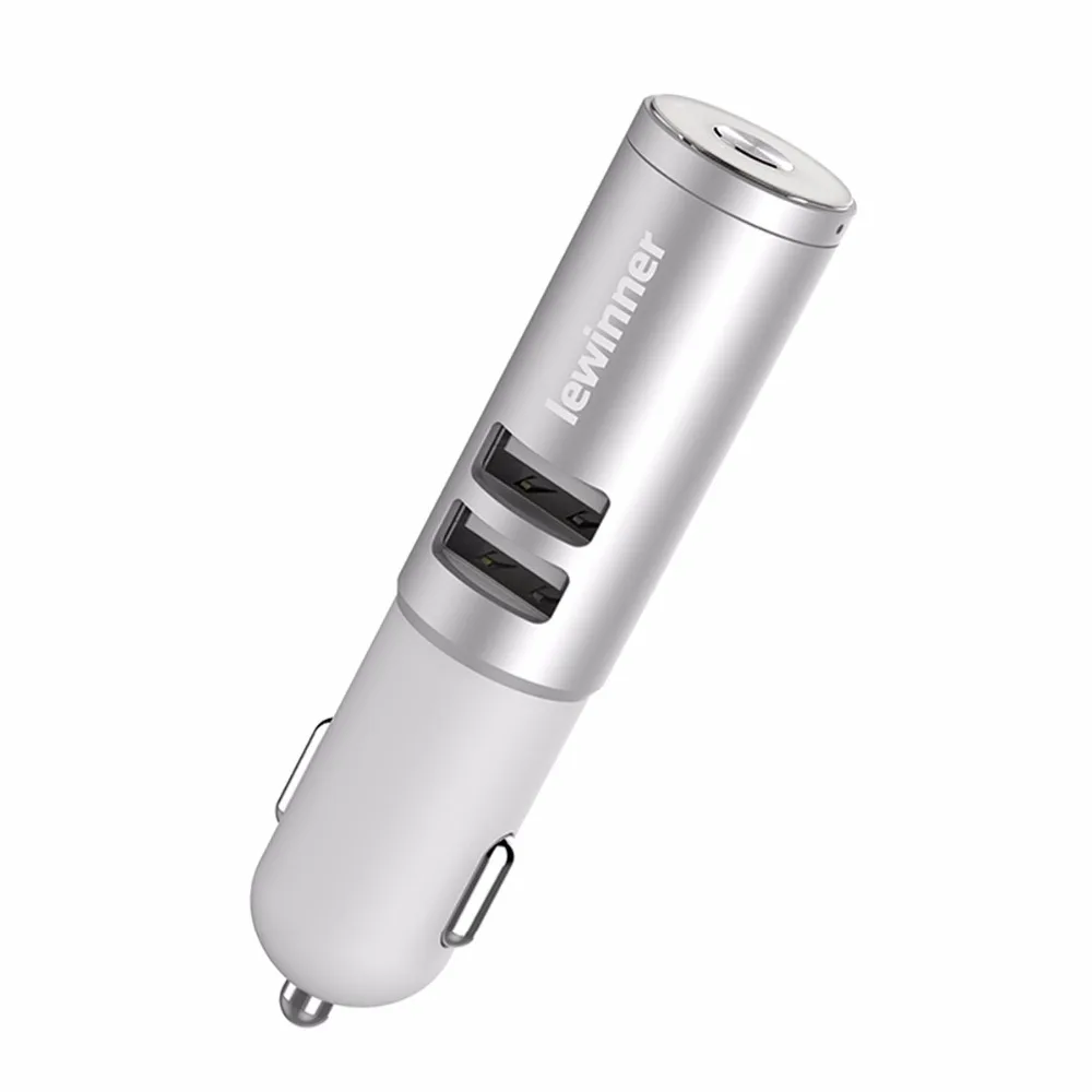 Lewinner Bluetooth наушники двойной USB Автомобильное зарядное устройство док станция Беспроводная Автомобильная