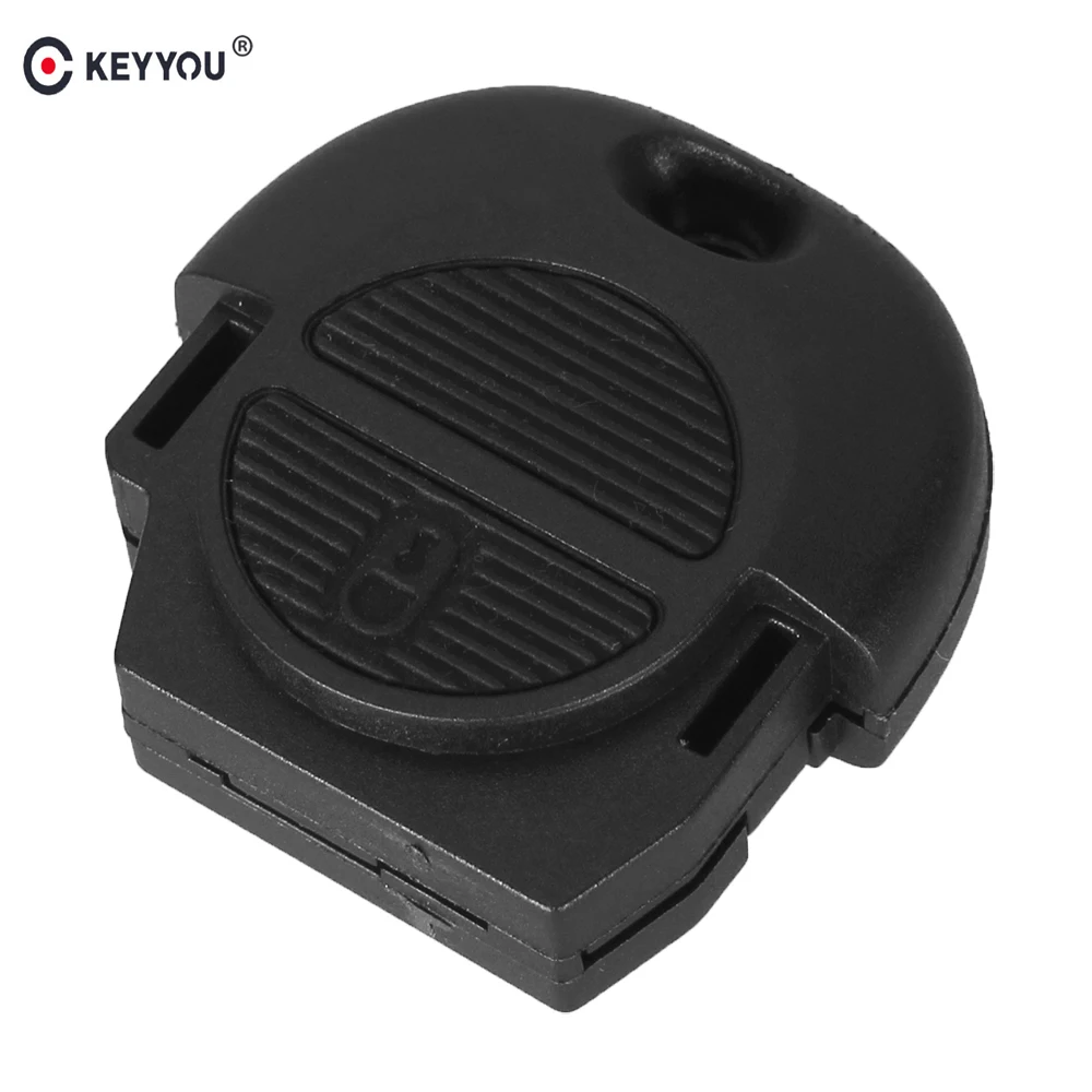 

KEYYOU 10X Replacement Remote Key Shell Fob Case 2 Button For Nissan Altima Micra Almera Primera X-Trail Auto Car Key Case Cover