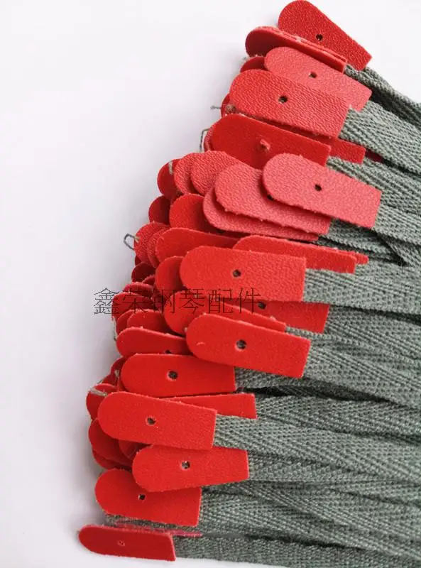 

Piano accessories-piano regulation and maintenance tools-90 pieces of leather tape rope in ancient times