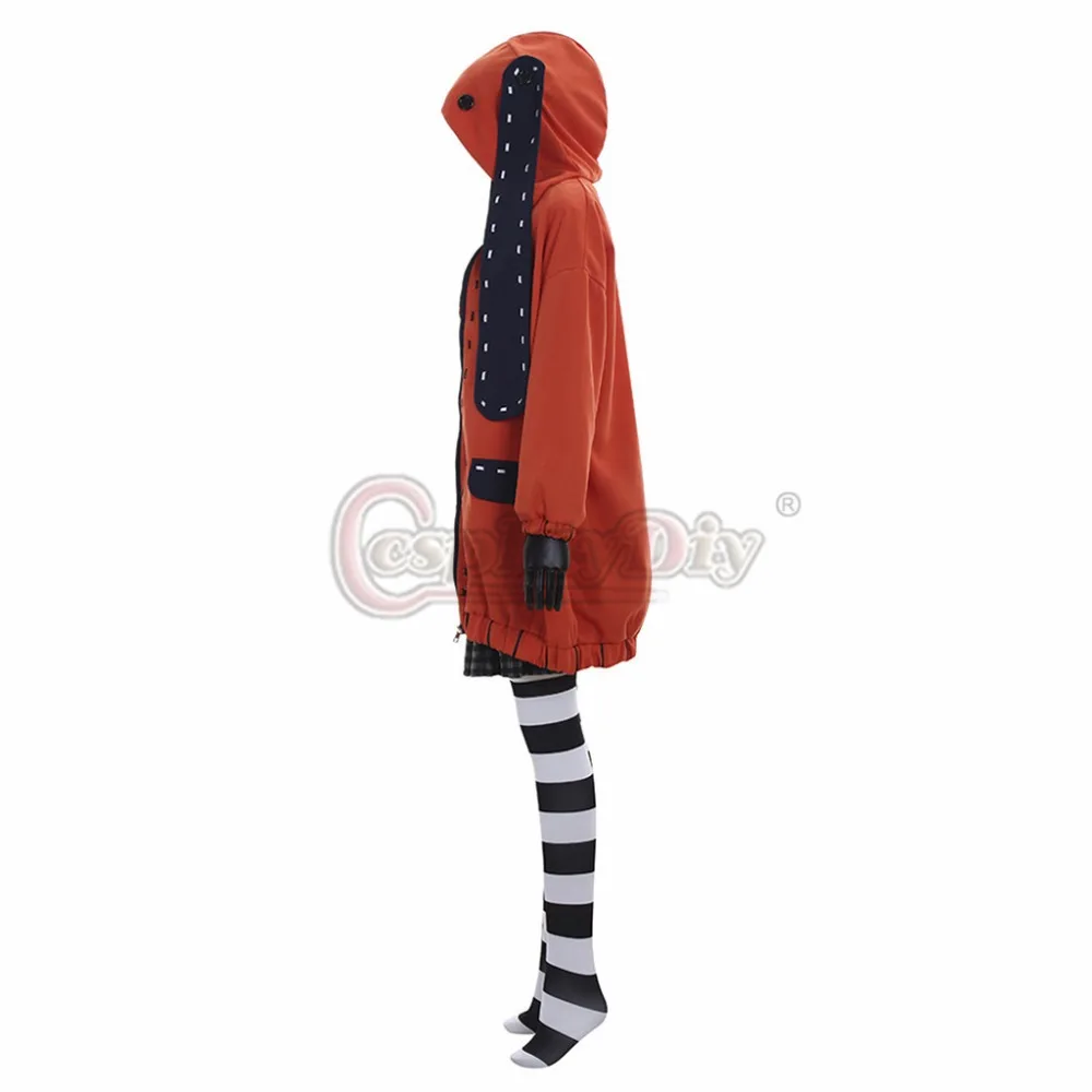 Cosplaydiy аниме Kakegurui компульсивный геймбер Runa Yomozuki Косплей куртка Толстовка пальто