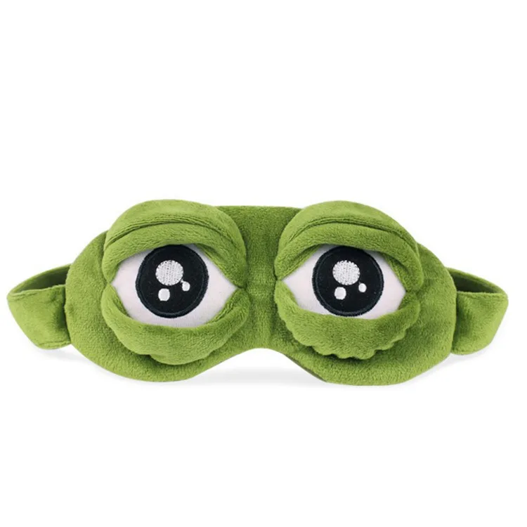 Мультфильм 3D печать спальный маска для глаз прекрасный emoji Nap Средства ухода за