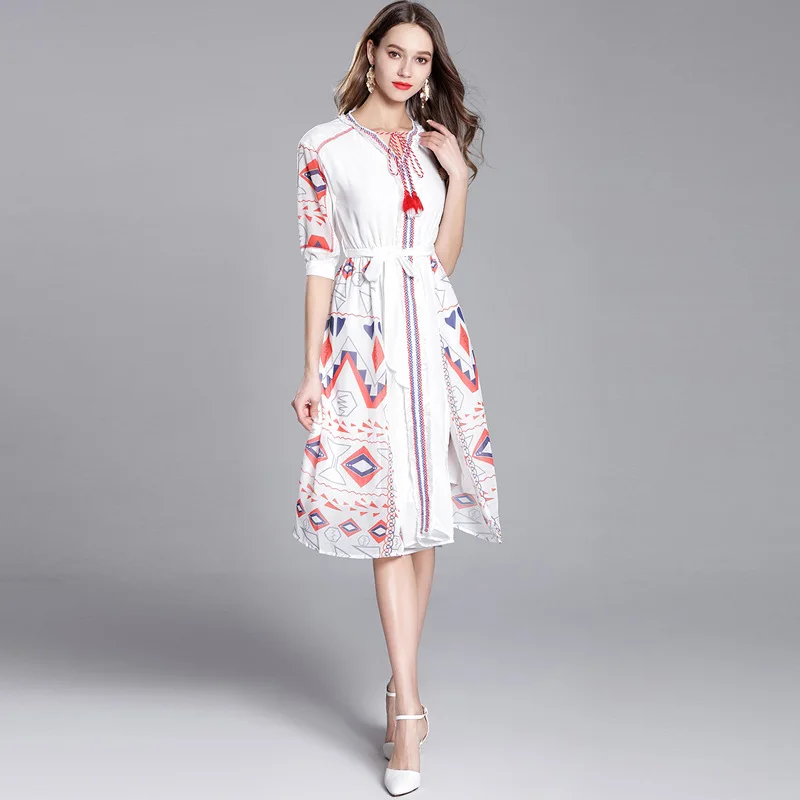 Женское платье-макси BLLOCUE повседневное шифоновое платье с коротким рукавом и