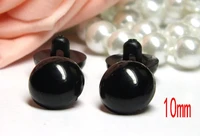 free ship 10mm sew on shank acrylic button bear doll nose eyes 50pairs