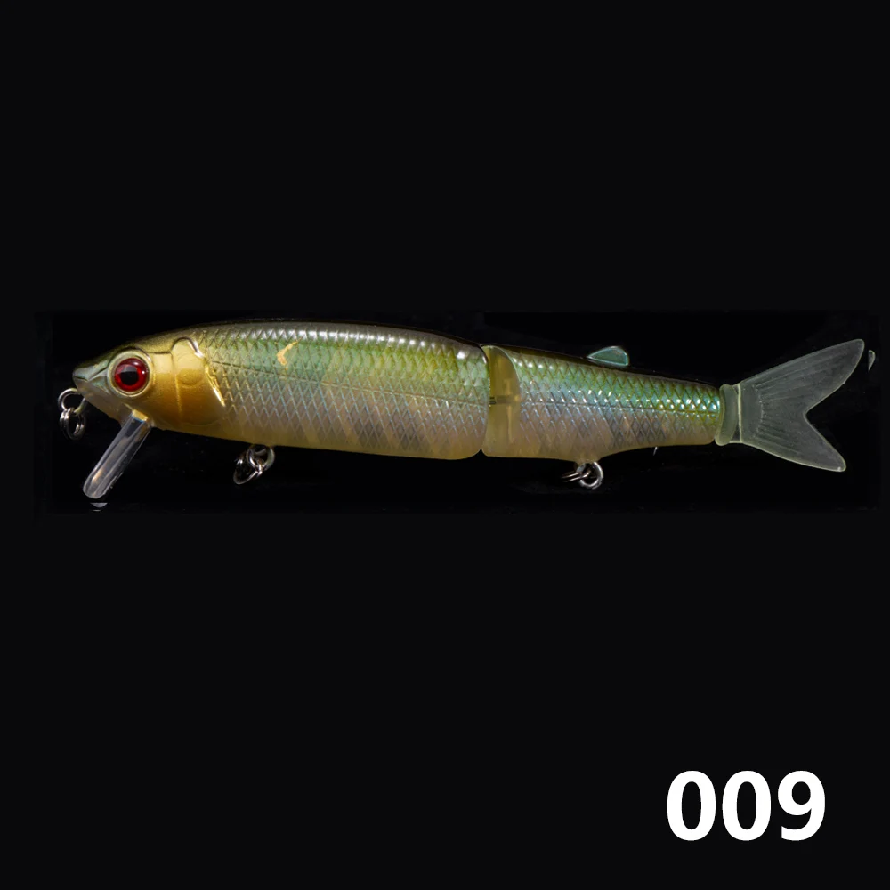 009 11.3cm 13.7g Hunthouse jackal, приманка для щуки, 11,3 см и 9 см, шарнирная приманка, мягкий хвост, гольян, приманка для дайвинга, плавающие приманки, медленное погружение, приманка для рыбалки - Цвет: 009 11.3cm 13.7g