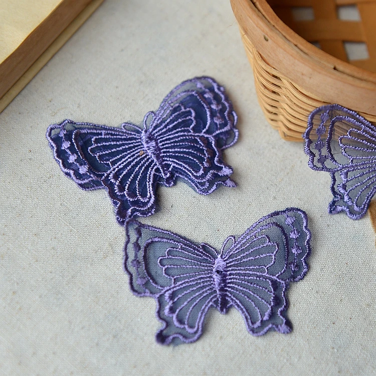 Фиолетовые отверстия на вышивальной бабочке|embroidery ring|open tinopen underpants |