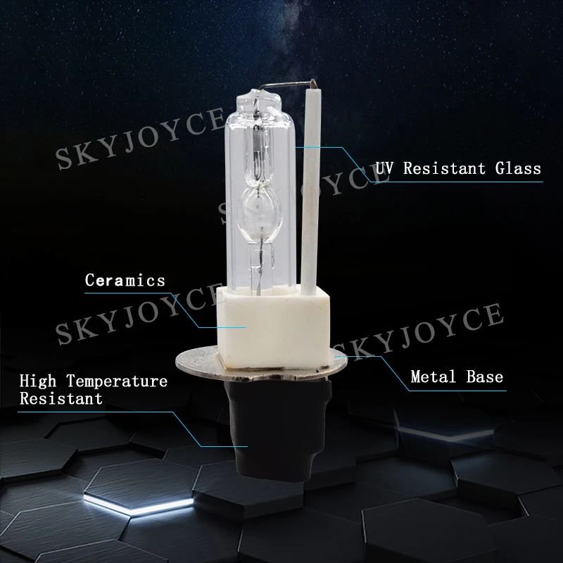 SKYJOYCE 12 В переменного тока 35 Вт 3000 К желтая керамическая HID лампа H3C для комплекта H3