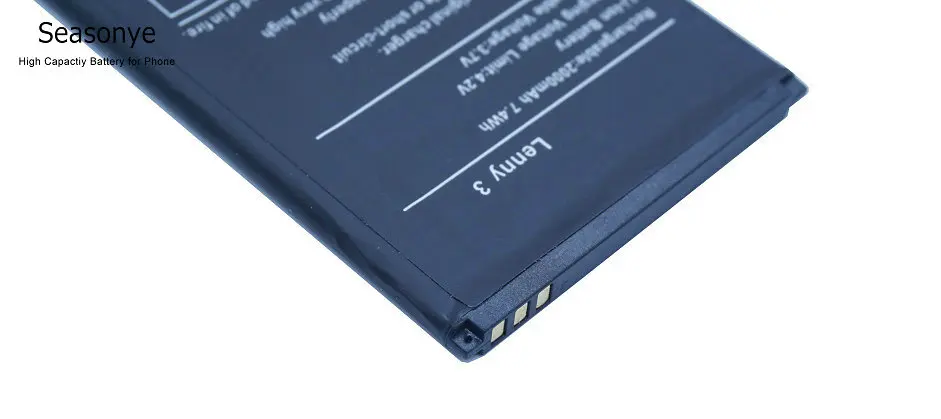 Seasonye 1x Высокое Ёмкость 2000 мАч/7.4wh Замена литий ионная Батарея для Wiko lenny3 Ленни 3