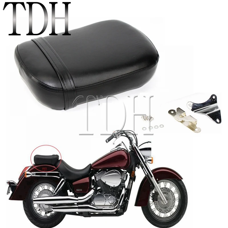 Черное заднее сиденье мотоцикла пассажирское задняя подушка для Honda Shadow Spirit VT750 ACE