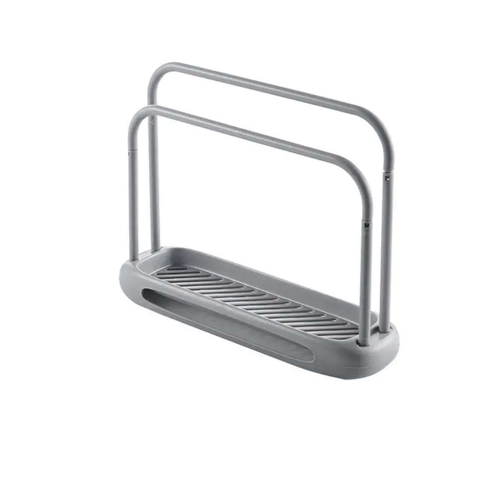 Creative kitchen fashion towel hanging double layer with drain sink drying rag hook frame pole rack*D | Дом и сад