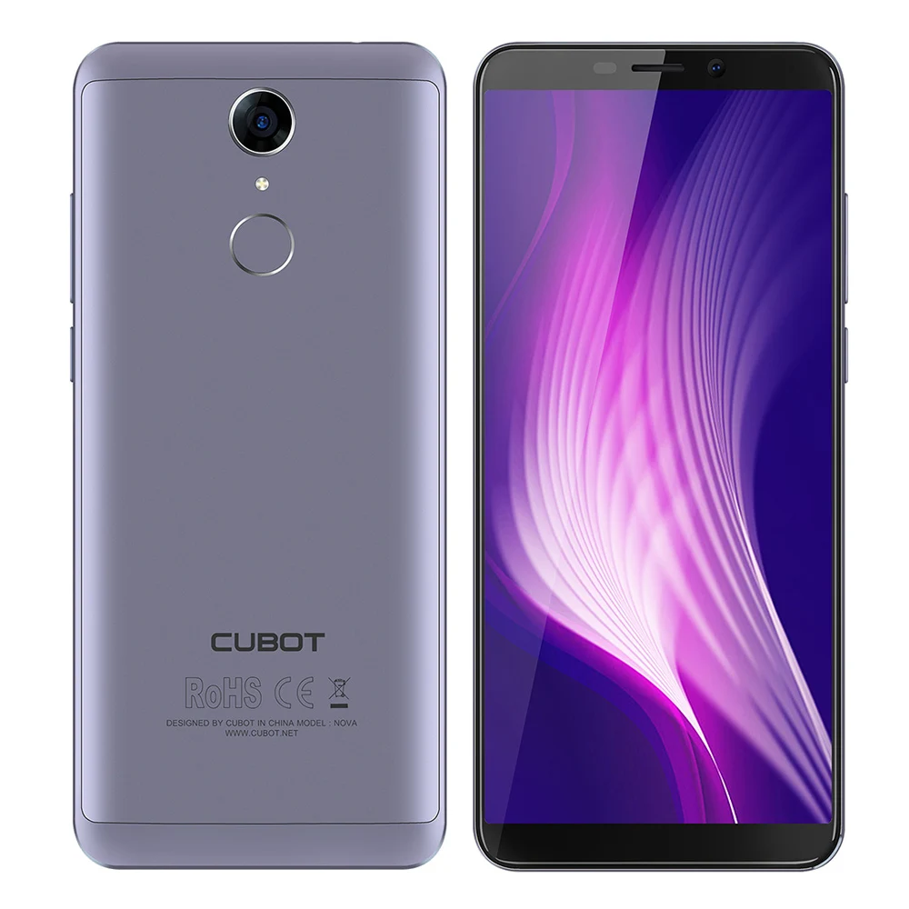 Восстановленный смартфон CUBOT Nova Android 8 1 4G 5 "MTK6739 четырехъядерный 3 ГБ ОЗУ 16 Гб ПЗУ