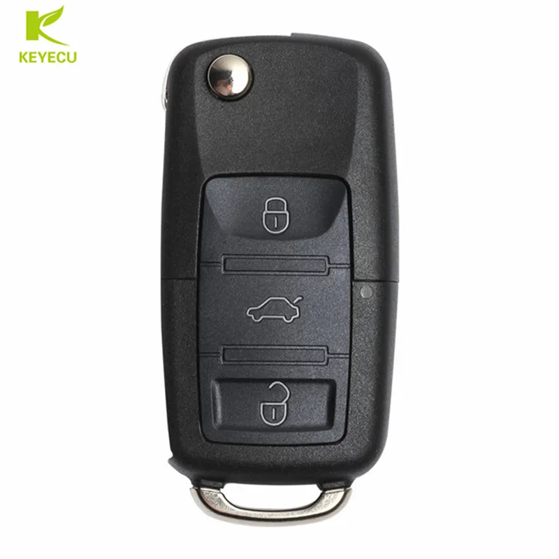 KEYECU 1J0 959 753 P 1J0959753P складной дистанционный ключ без ключа вход передатчик стартера