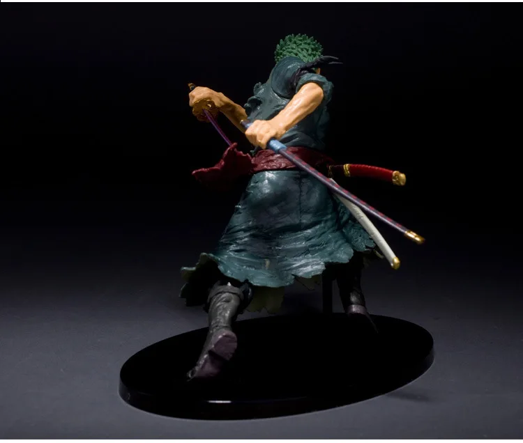 Аниме One Piece Roronoa Zoro Размер 15 см в коробке ПВХ экшн фигурка Коллекционная модель