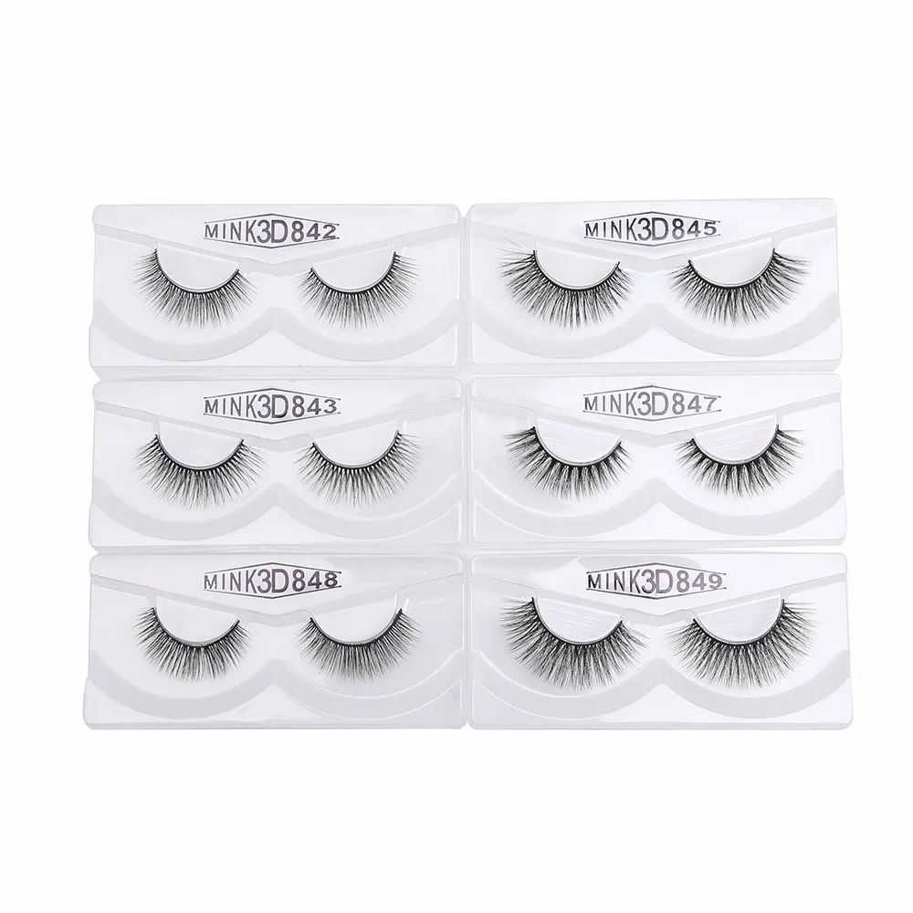 FaRRES Sexy Soft False Eye Lashes Natural Handmade Thick Eyelashes Extension 3D Mink Cosmetics | Красота и здоровье