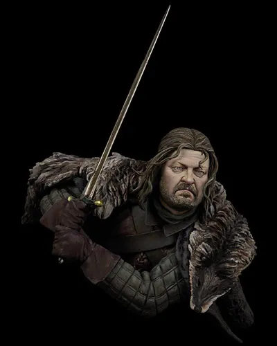 Неокрашенный набор 1/10 человек воин Северного бюста Новая фигурка историческая