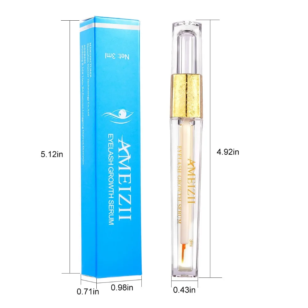 Ameizii Eyes Lash List ресницы питательный рост усилитель сыворотки густая завивка лифтинг бровь удлинение рост натуральная жидкость