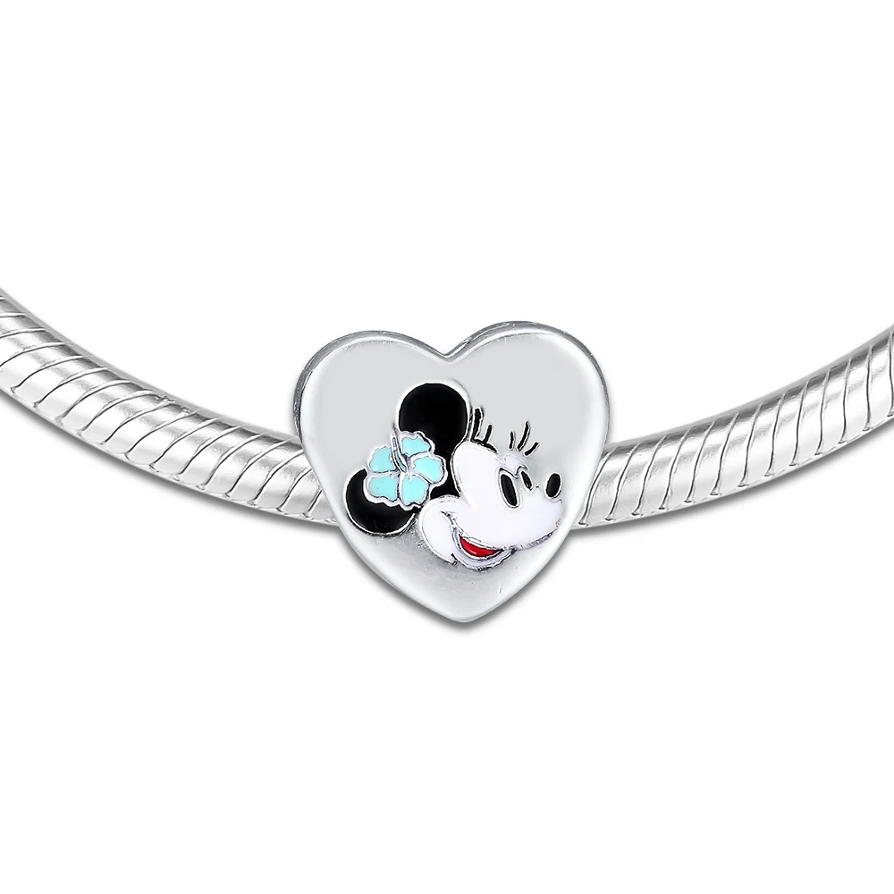 

Fits for Pandora Charms Bracelet Mouse Beads 100% 925 Sterling Silver Jewelry with Mixed Enamel Free Shipping
