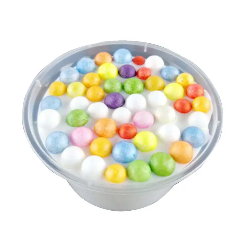 Пушистый слизь пены сжал Cutton бусы Анти Стресс Давление рельеф игрушки для детей |