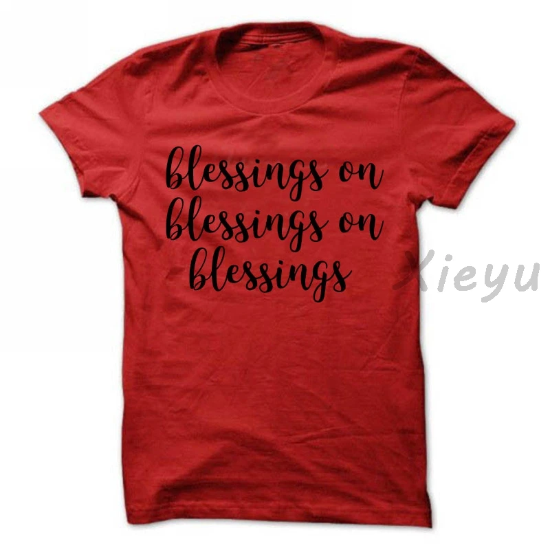 Blessed футболка blessings on blessets | Женская одежда