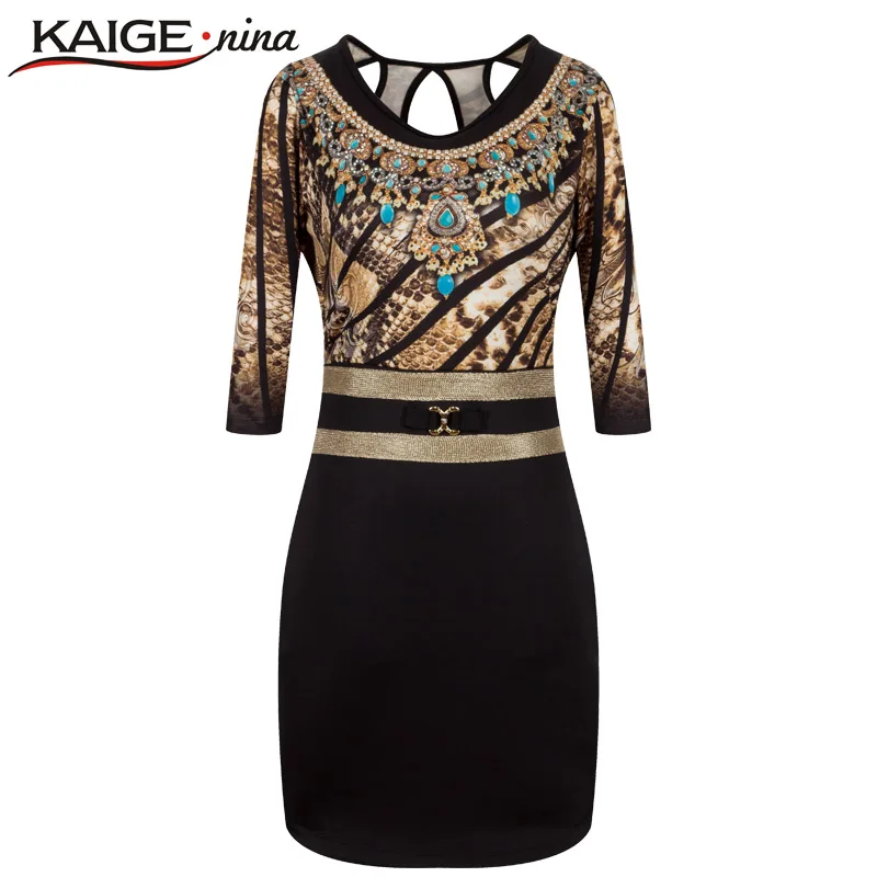 KAIGE NINA женское платье 4 стиля повседневное сексуальное модное с вырезом три