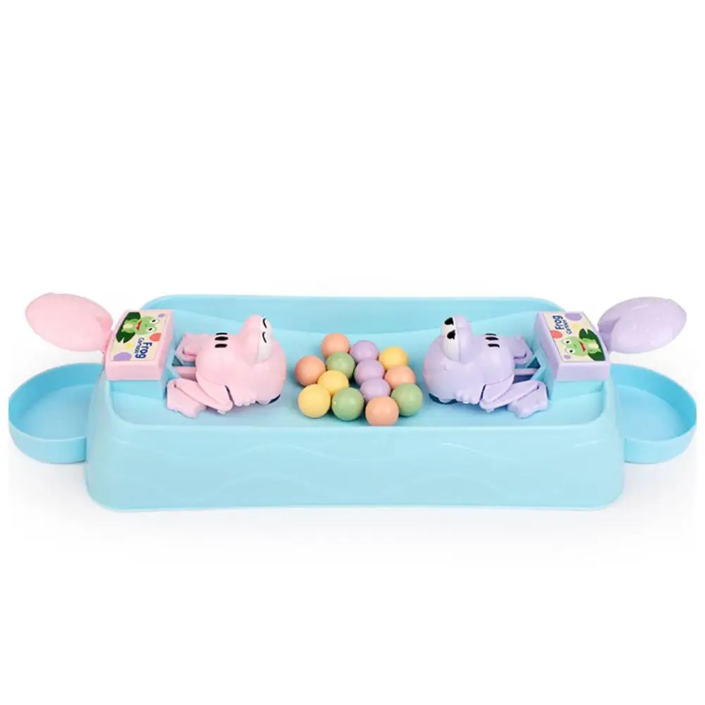 2 frog models Детская игрушка обучающая голодна лягушка Кормление мяч Bean настольная игра обучающая родитель-ребенок Интерактивная игрушка - Цвет: 2 frog models