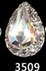 MAFANAILS 10 шт 3501-3524 ногтей K9 стекло драгоценный камень СТРАЗА под Камень Стразы дизайн ногтей 3d украшение японский Декор ногтей ювелирные изделия для ногтей - Цвет: 3509