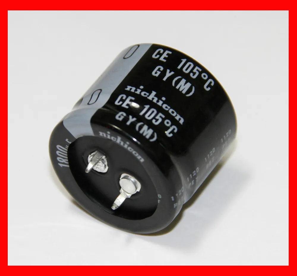 80v 1800 мкФ оригинальный электролитический конденсатор фирмы nichicon радиальные