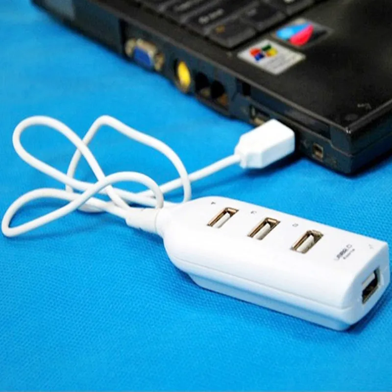10 шт./лот Высокоскоростной мини USB 4 портовый usb концентратор переключатель для