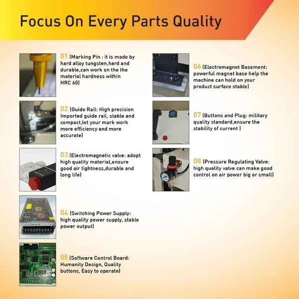 Заводская оптовая цена! Пневматическая портативная маркировочная машина