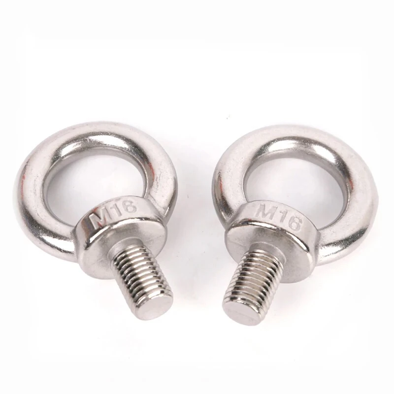 

5PCS GB825 DIN580 304 stainless steel extension eyebolt o - ring bolt for marine use M3 M4 M5 M6 M8