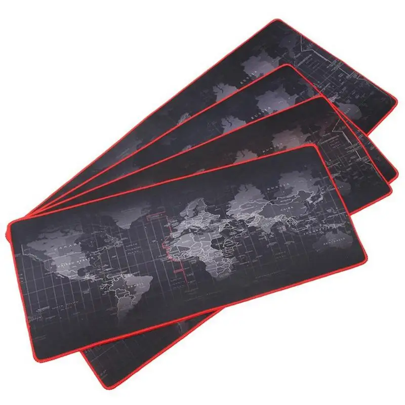 Игровой коврик 30*60 см 30*70 30*80 40*90 Карта мира очень большой для мыши настольный