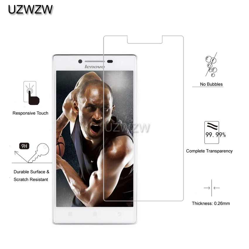 2 шт для lenovo P70 Премиум 2.5D 0,26 мм 9H Закаленное стекло протектор экрана для lenovo P70 защитное стекло